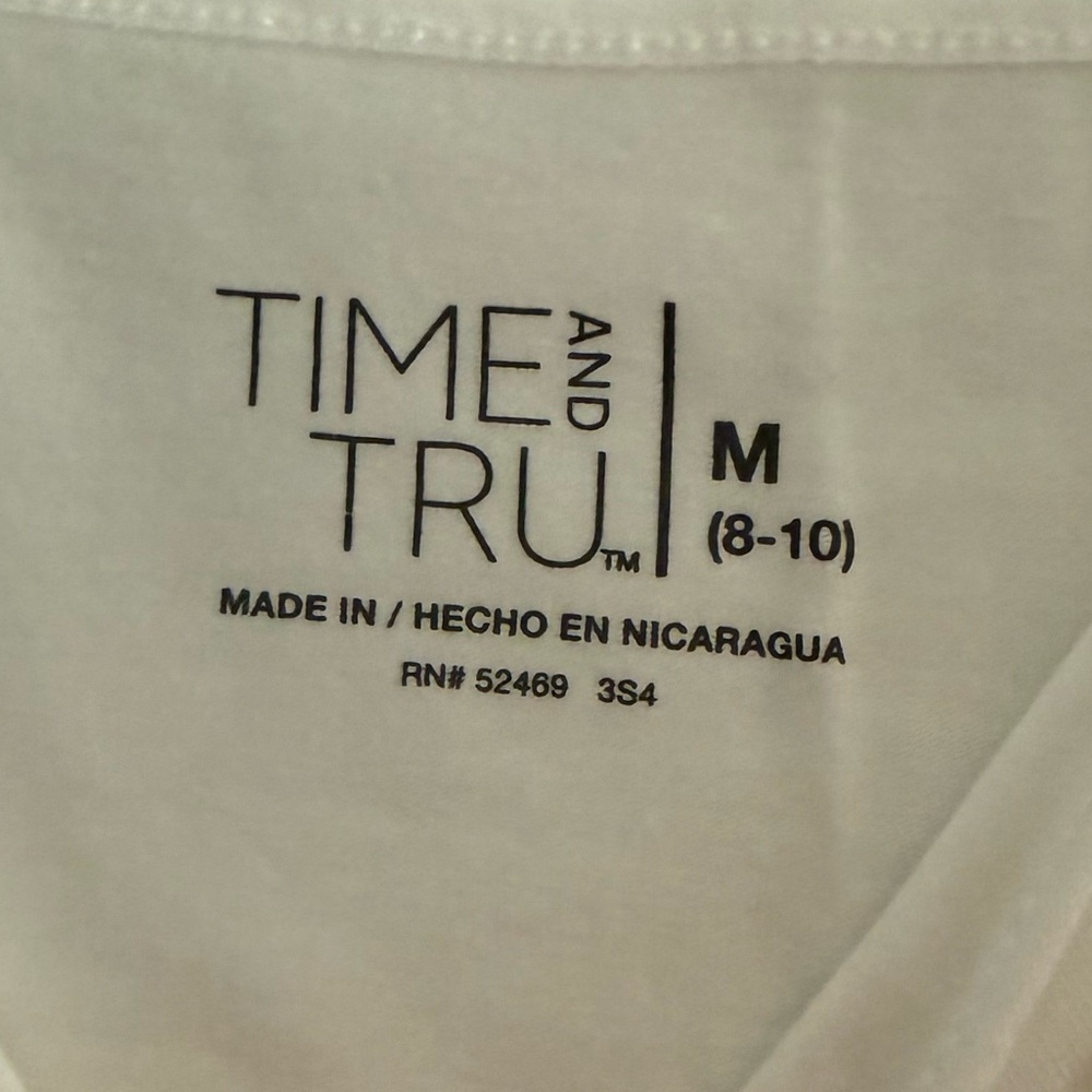 Time and Tru White Women's Camisole - Picture 3 of 4